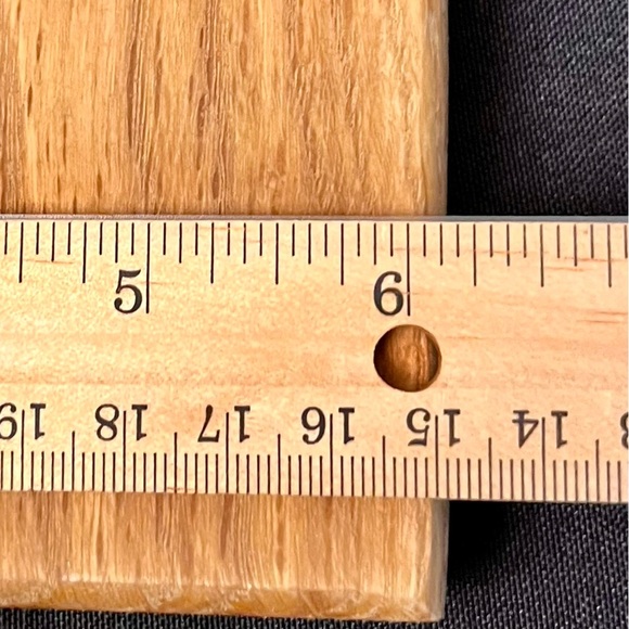 Handmade Wooden Cutting Board and Bread Violin Bow Knife Saw Serrated New Gift - Picture 15 of 16